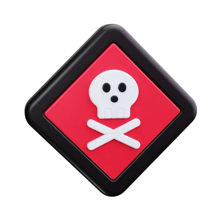 Warning sign  3D Icon