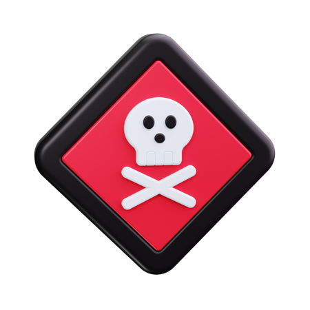 Warning sign  3D Icon