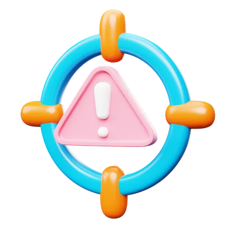 Warning System  3D Icon