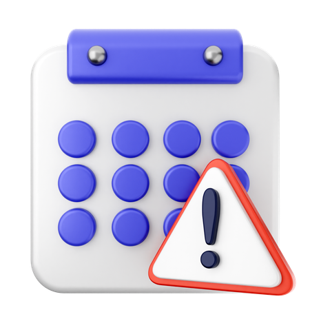 Warnkalender  3D Icon