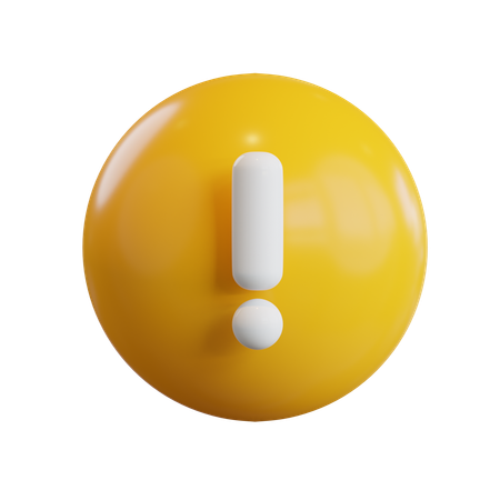 Warnung  3D Icon