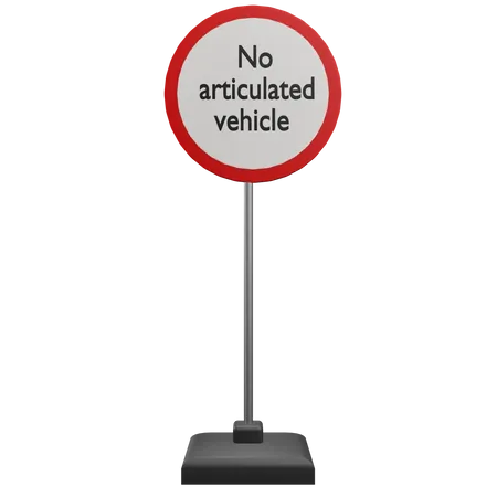 Warnverkehrszeichen  3D Icon