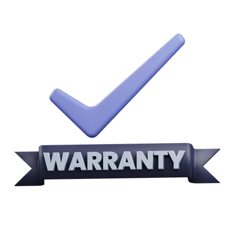 3 D Warranty Product Feature With Transparent Background 3D Icon