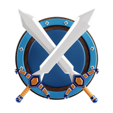 Warrior Badges  3D Icon
