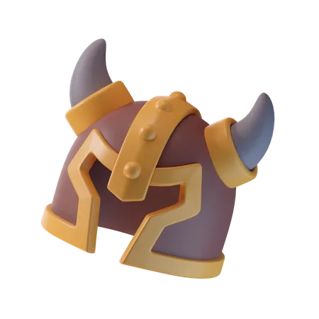 Warrior Helmet 3D Icon