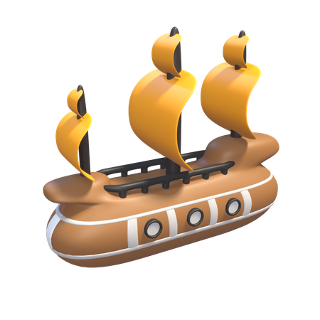 Warship  3D Icon