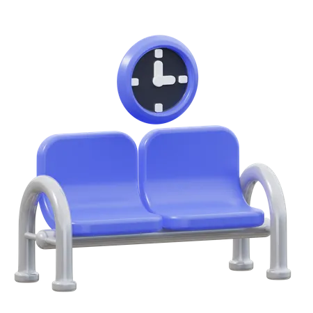Wartezimmer  3D Icon