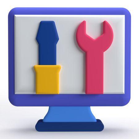 Wartung  3D Icon