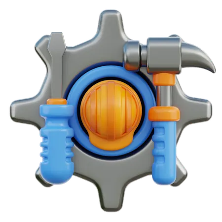 Wartung  3D Icon