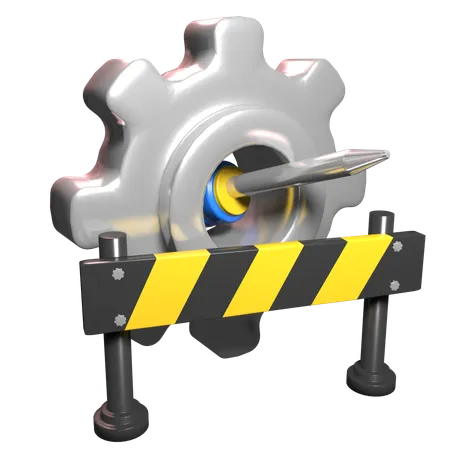 Wartung  3D Icon