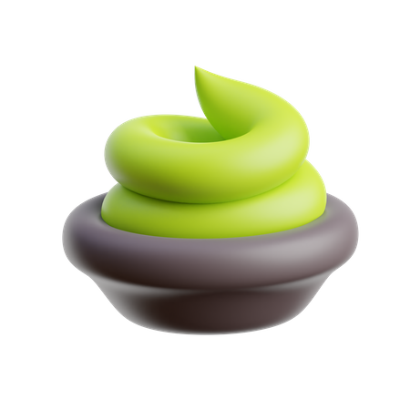 Wasabi  3D Icon