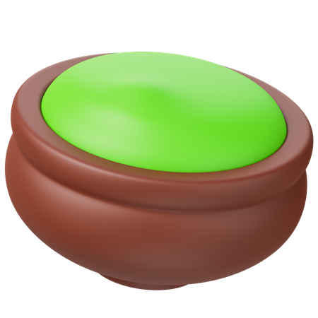 Wasabi  3D Icon