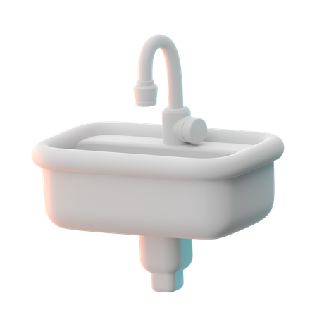 Waschbecken  3D Icon