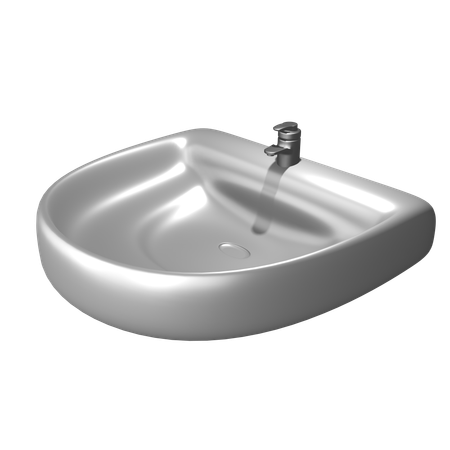 Waschbecken  3D Icon