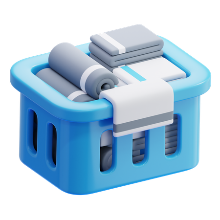 Wäschekorb  3D Icon