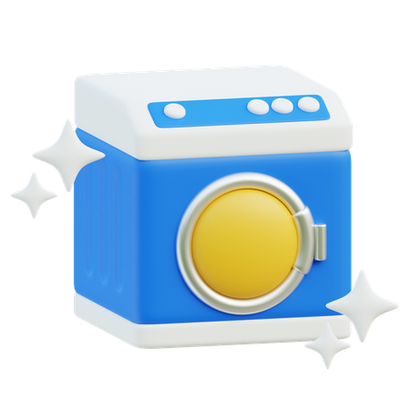 Waschmaschine  3D Icon