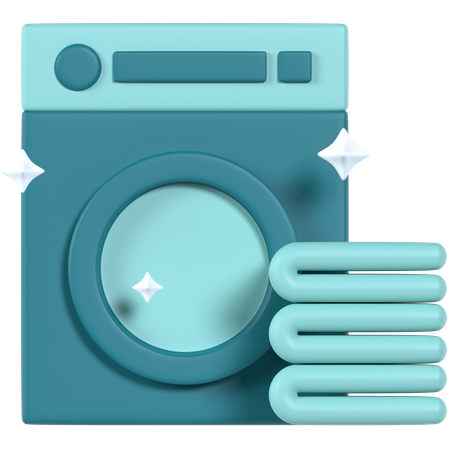 Waschmaschine  3D Icon