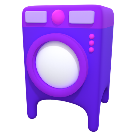 Waschmaschine  3D Icon