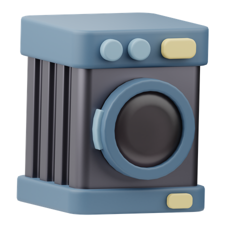 Waschmaschine  3D Icon