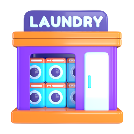 Waschsalon  3D Icon