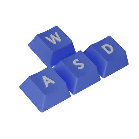 Wasd  3D Icon