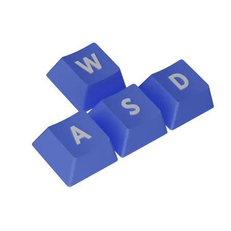 Wasd 3D Icon