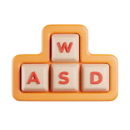 WASD-Taste  3D Icon