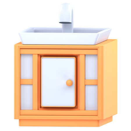 洗面台  3D Icon