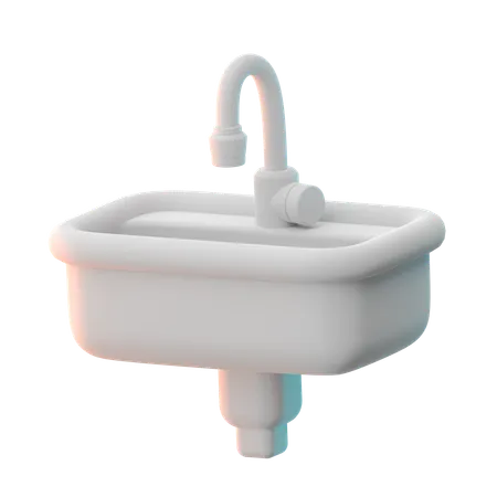 Wash basin  3D Icon