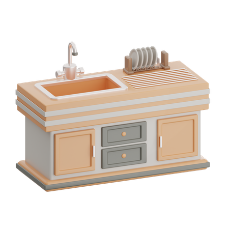 Wash Basin  3D Icon