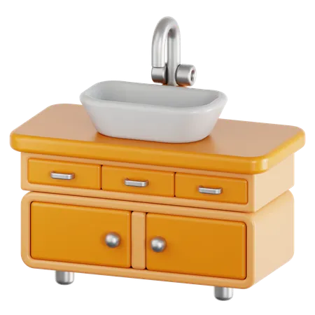 Wash Basin  3D Icon