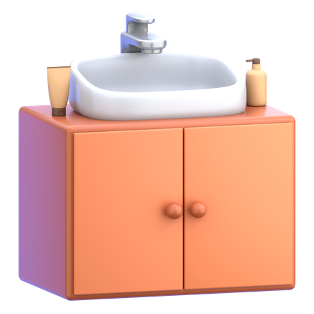 Wash Basin  3D Icon