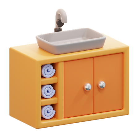 Wash Basin  3D Icon