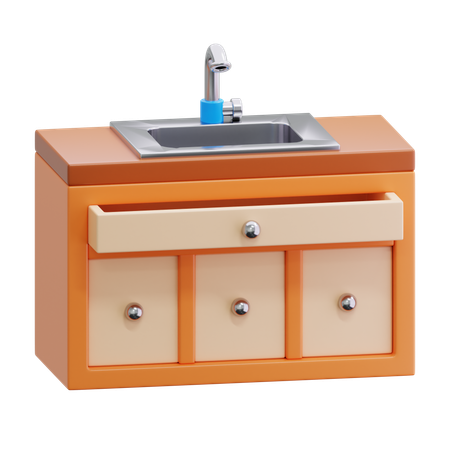 Wash Basin  3D Icon