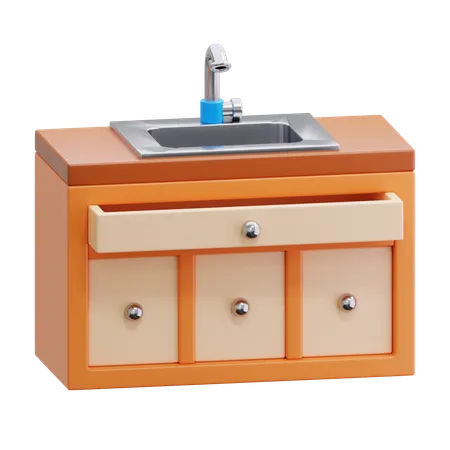 Wash Basin  3D Icon