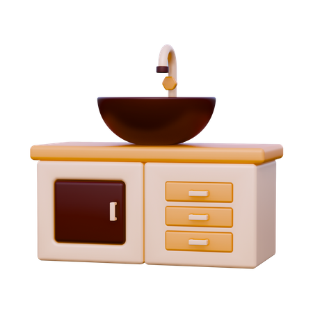 Wash Basin  3D Icon