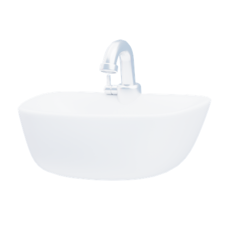 Wash Basin  3D Icon