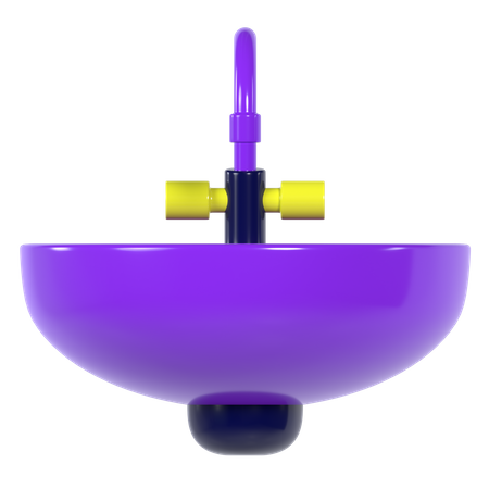 Wash Basin  3D Illustration