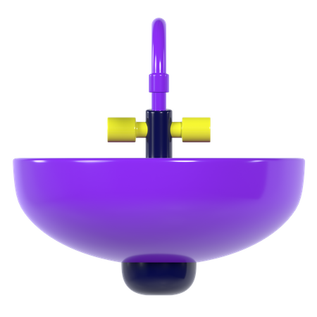 Wash Basin 3D Illustration