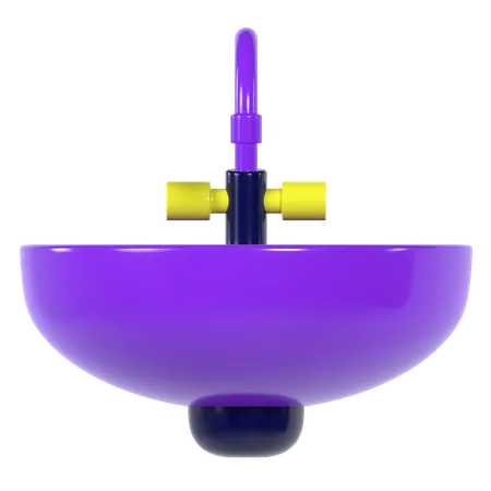 Wash Basin  3D Illustration