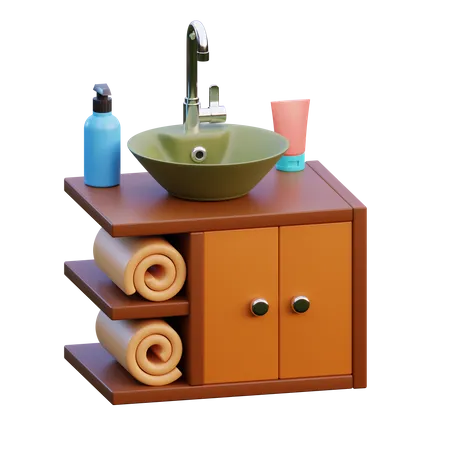 Wash Basin  3D Icon