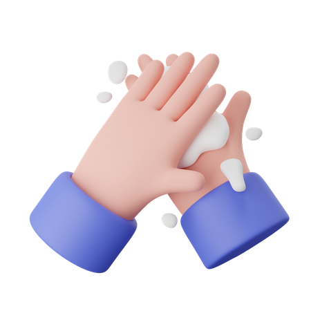 Wash Hand  3D Icon