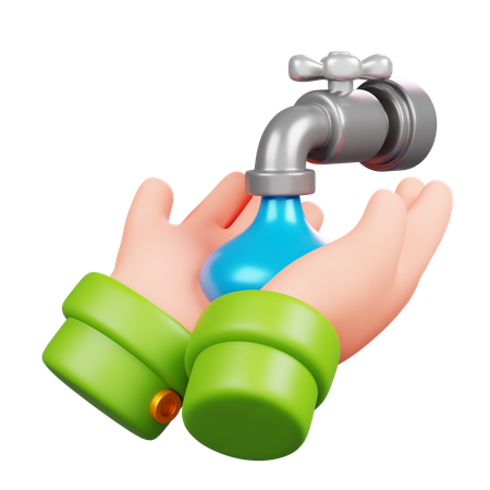 Wash Hand  3D Icon