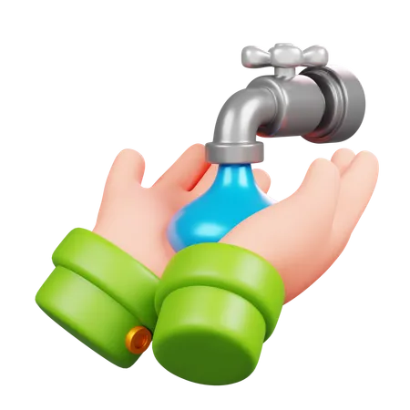 Wash Hand  3D Icon