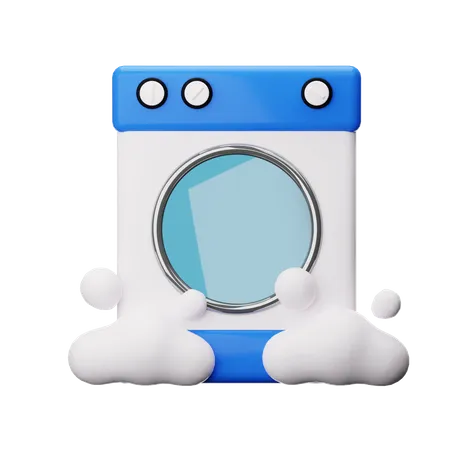 Wash Machine  3D Icon