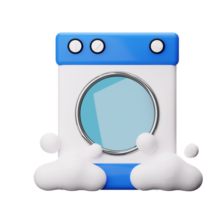 Wash Machine  3D Icon
