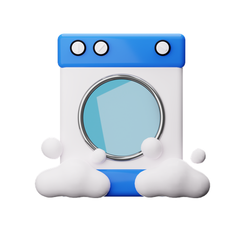 Wash Machine  3D Icon