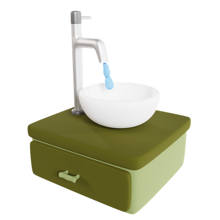 Washbasin  3D Icon