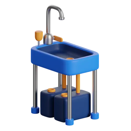 Washbasin  3D Icon