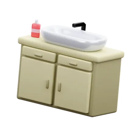 Washbasin  3D Icon